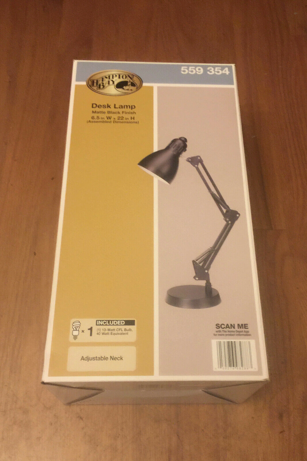 Hampton Bay Desk Lamp 1 Listing