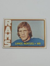 1972 Topps Lance Rentzel Rams Football NFL Vintage - $1.98