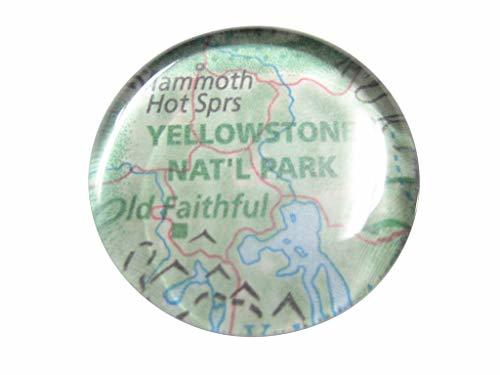 Kiola Designs Yellowstone National Park Map Pendant Magnet - $19.99