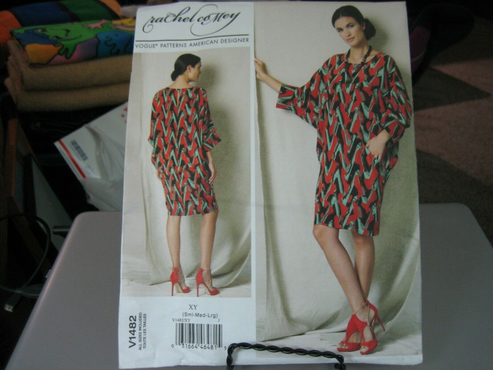 Vogue V1482 American Designer Rachel Comey PATTERN Misses Dress Size SML-LRG