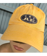 American Eagle Performance Yellow Retro Strapback Baseball Cap Hat - $17.34