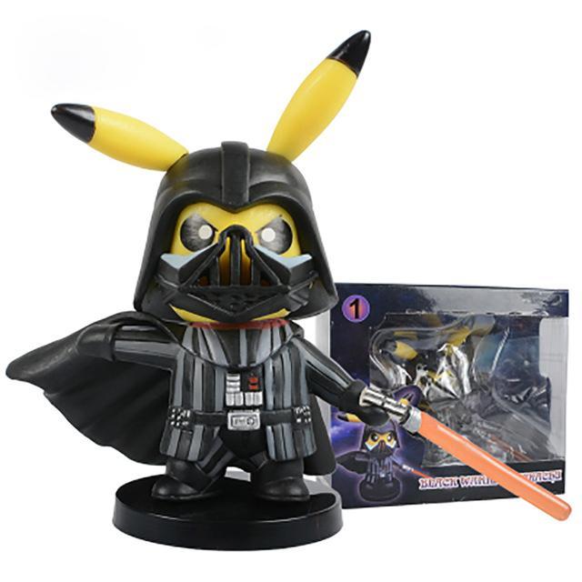 Pikachu Cosplay Star Wars Darth Vader Pvc Action Figure Collectible