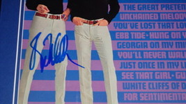 Bill Medley Signed Framed 1966 Righteous Brothers Hits Record Album Display image 2