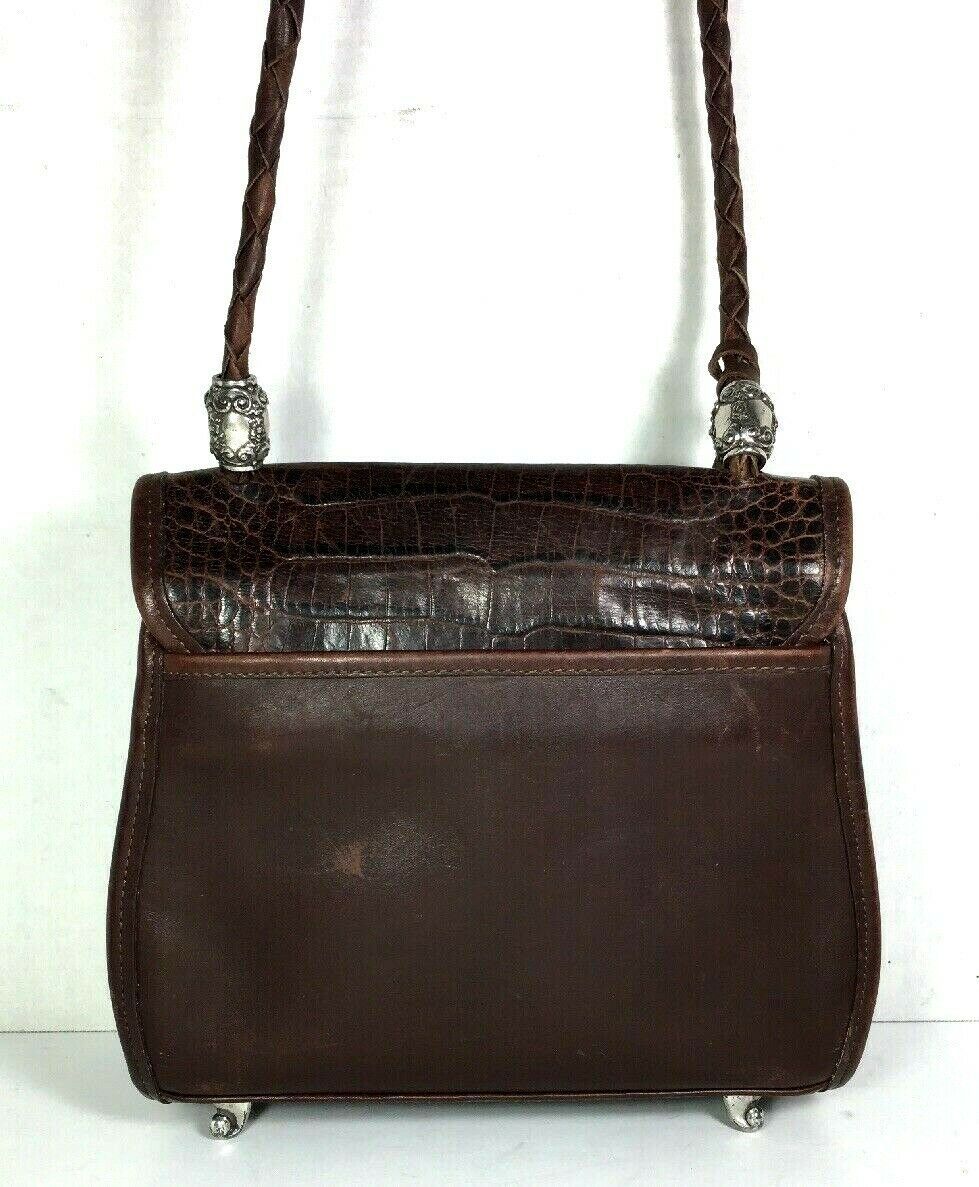 Brighton Small Brown Leather Crossbody Shoulder Bag – Distressed - Women&#39;s Bags & Handbags