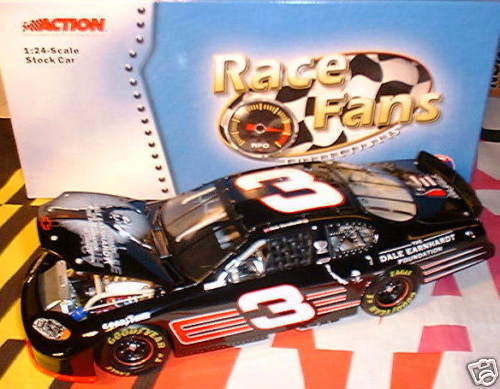 Dale Earnhardt Foundation Black Metal 1:24 scale-Race Fans Only Die