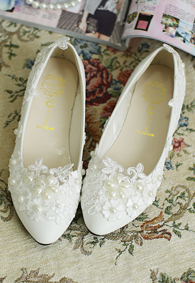 wedding shoes bride,Wedding shoes ivory,Wedding shoes lace Size UK 2,3,4,5,6,7,8