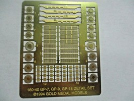 Gold Medal Models # 160-40 Life-Like Detail Set GP-18 GP-18 to GP-7 0r-9 (N) image 1