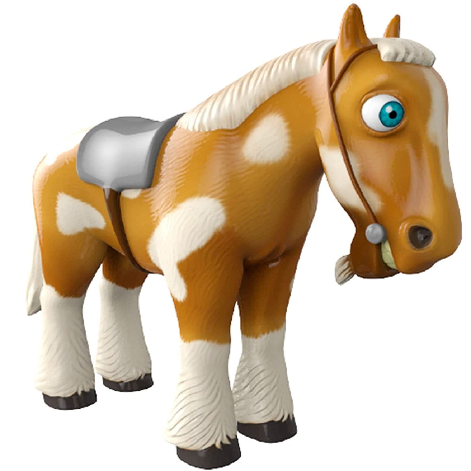 La Granja De Zenon Farm Toys Caballo Percheron Stuffed PVC Animal Plush Horse To