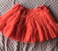 Cherokee Girls Orange Tutu Skirt Sz 8-9 Yrs Nwot Lined  - $19.87