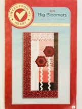 Big Bloomers Jelly Roll Quilt Pattern Sandy Gervais Pieces From My Heart #472 - $7.99