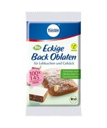 Kuchle Back-Oblaten oblaten wafers for baking 100x145mm -ORGANIC-FREE SH... - $9.89