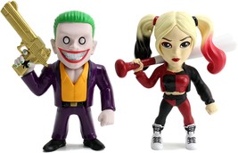 Suicide Squad Movie Twin Pack Joker Boss Harley Quinn M23 4" Figures Jada image 2