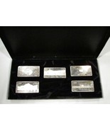 Vintage RARE W.H. Foster Inc 302 Silver Mines Bar Set Boxed 15oz AK81 - $866.68