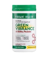 Vibrant Health Green Vibrance, Advanced Daily Superfood + Vegan D3, 30 s... - $48.00
