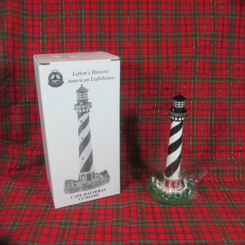 Lefton's Historic American Lighthouse, Cape Hatteras, NC,  Mint in Box, 1999 - $36.45