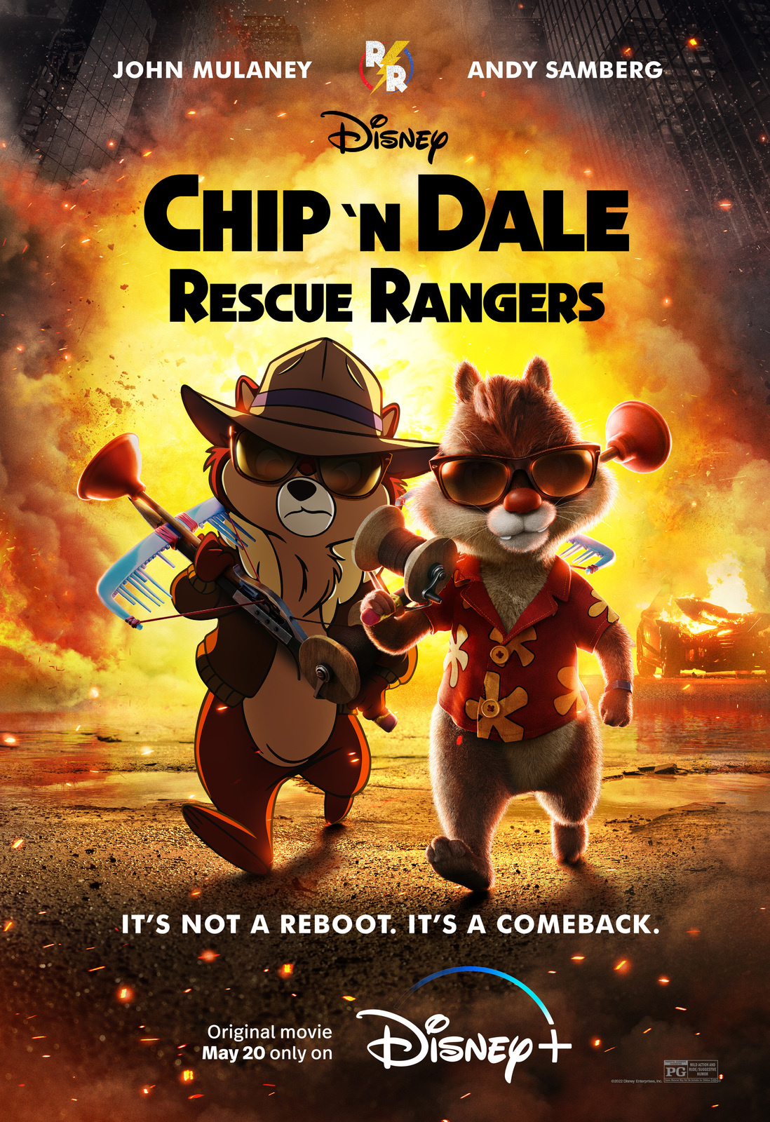 Chip 'n Dale's Rescue Rangers Poster Animated TV Series Art Print 24x36 27x40 #2