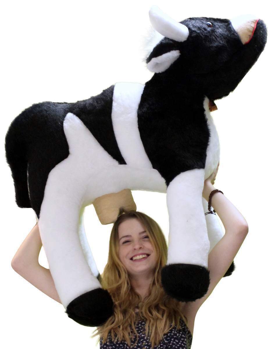 giant stuffed cow plush