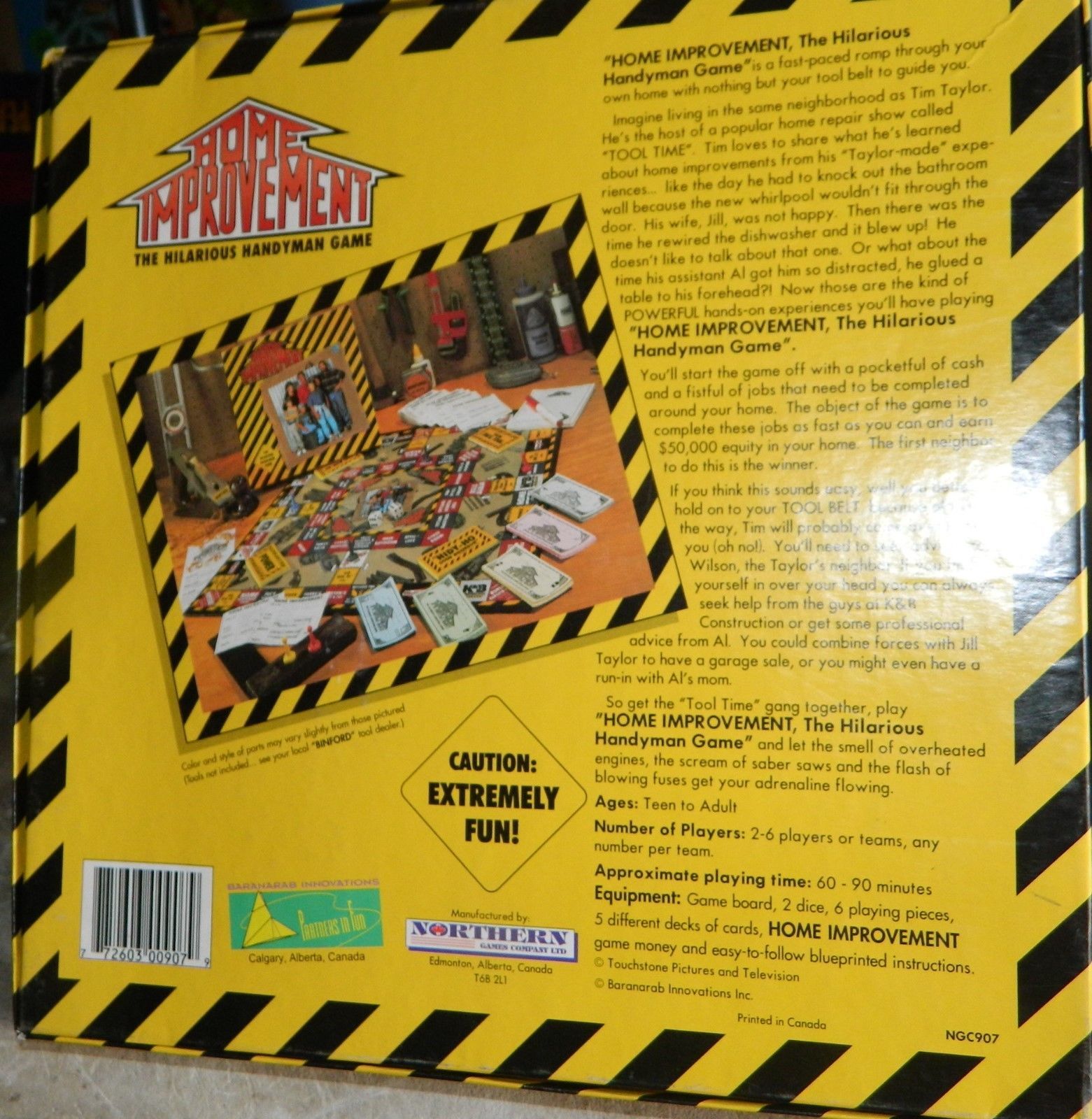 Home Improvement Tool Time Board Game See More...