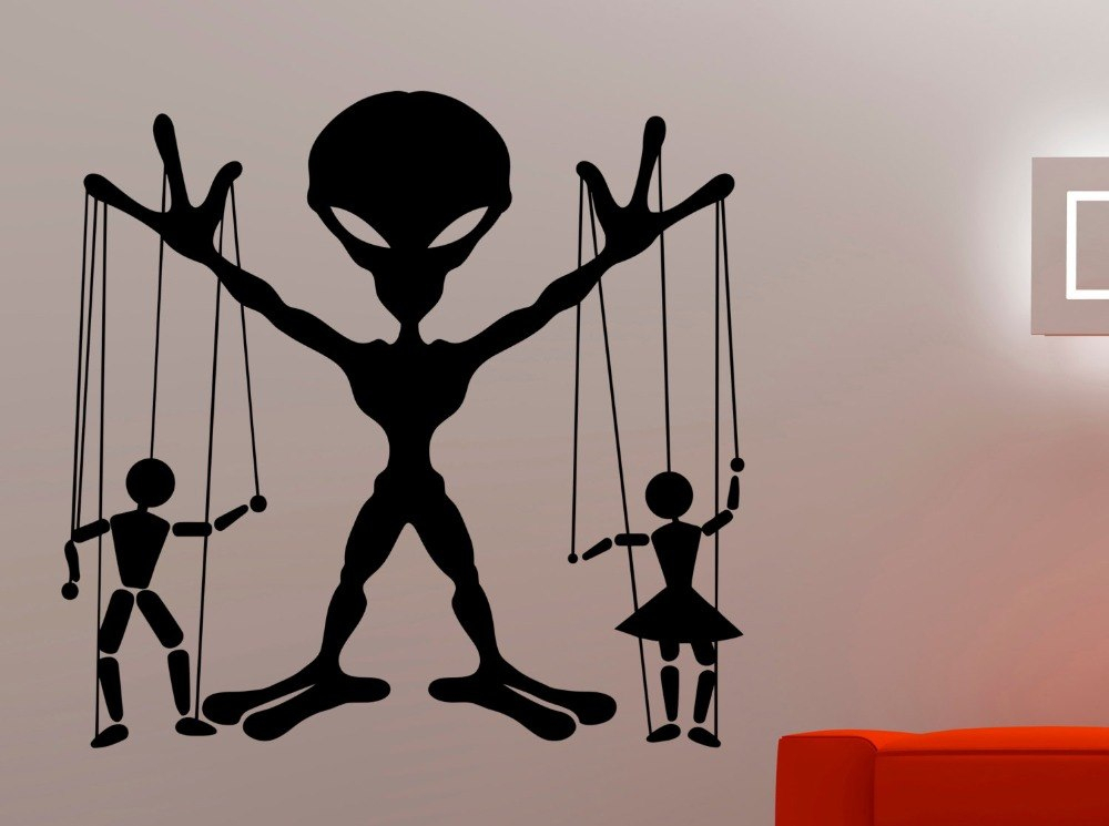 Matchstick Man Silhouettes Special Wall Decal With