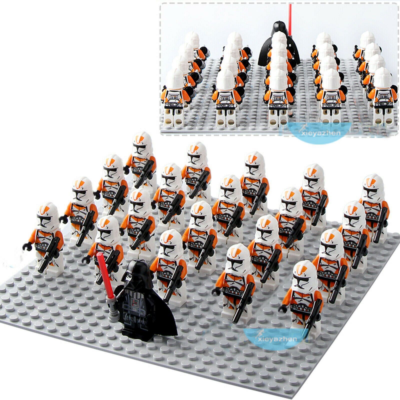 21Pcs Darth Vader And 212th Attack Battalion Clone Trooper Star Wars Minifigures