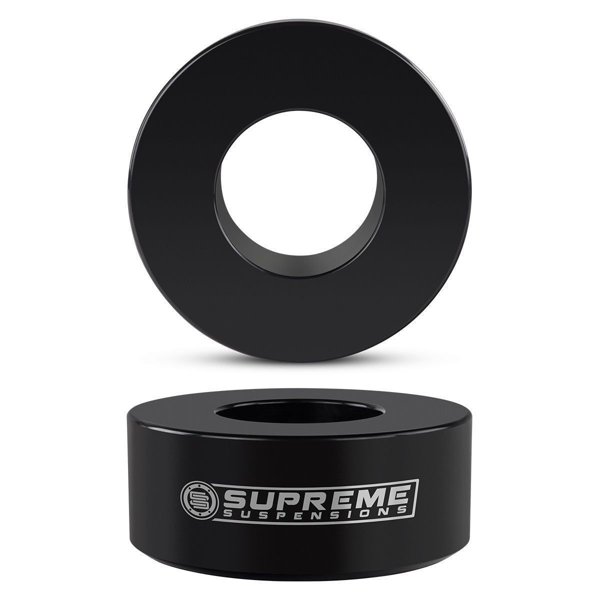 3 Rear Suspension Lift High-Density Delrin Spring Spacers 2WD 4WD Full Lift Kit for 1999-2004 Grand Cherokee WJ 3 Front Black Supreme Suspensions
