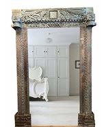 Mogul Interior Huge Antique Floor Mirror, Wall Mirror, Teak Wood Arch Do... - £2,207.87 GBP