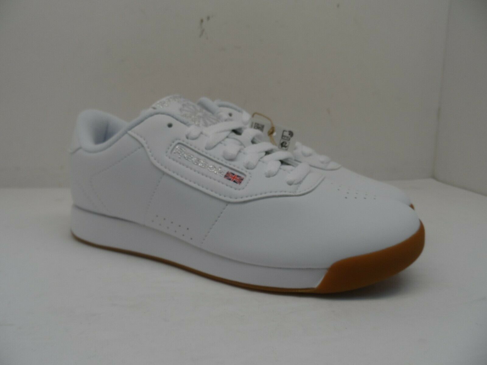 Primary image for Reebok Women's Princess Casual Athletic Shoes BS8458 White/Gum Size 7.5M