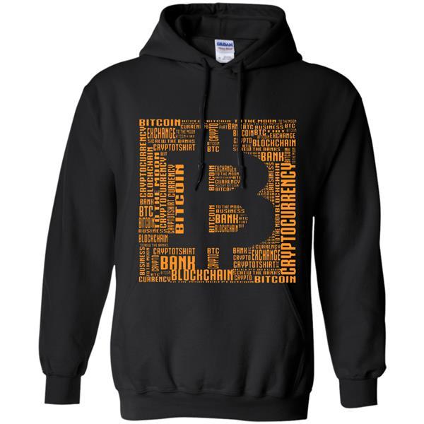Image of Bitcoin Crypto Logo 2017 T-Shirt Hoodie