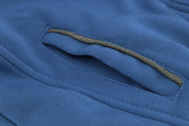 Men's Athletic Los Angeles Varsity Sherpa Fleece Lined LA Zip Up Hoodie Jacket image 7