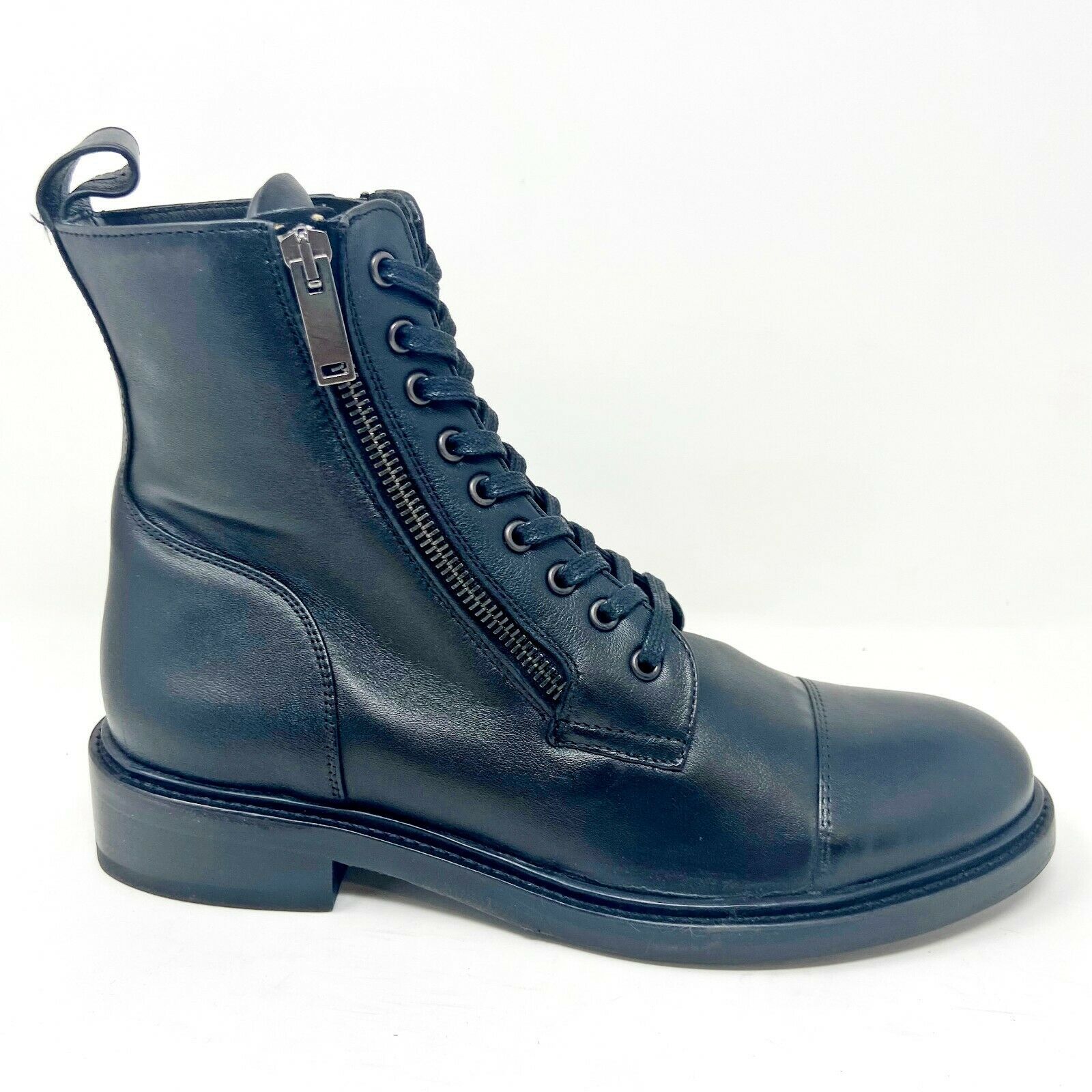 Thursday Boot Co Womens Black Major Handcrafted Leather Combat Boots