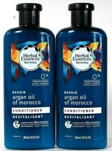 2 Bottles Herbal Essences 13.5 Oz Repair Argan Oil Of Morocco Conditioner