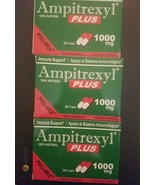3 PACK AMPITREXYL PLUS  1000 MG HERBAL SUPPLEMENT NATURAL IMMUNE SUPPORT - $56.43