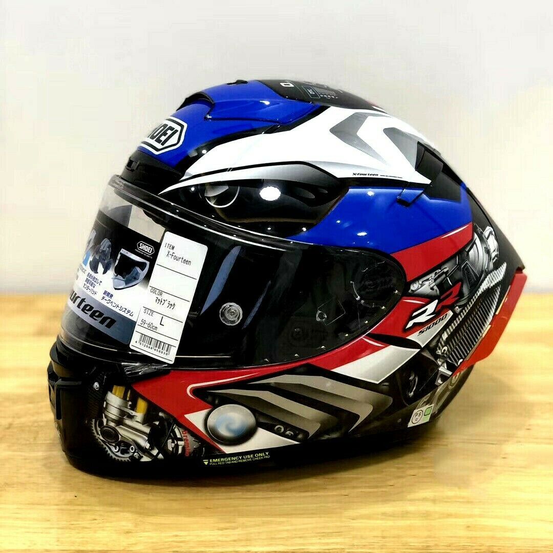 NEW SHOEI BMW Valentino Rossi Full Face Helmet S1000RR Racing Motorbike