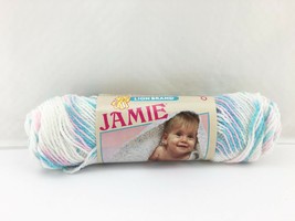 Vintage Lion Brand Jamie Baby Pompadour Yarn - 1 Skein Twinkle Print #293 - $9.45