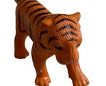 Vtg AAA Painted Bengal Tiger Big Cat Figure Rubber Collectible Toy Animal Cub
