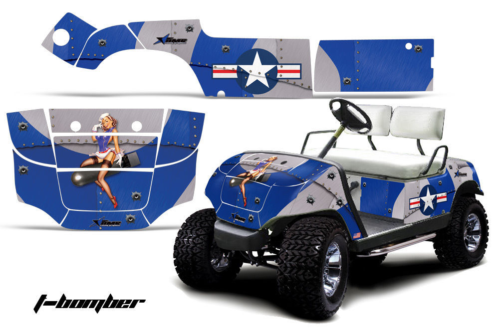 Cart Graphics Kit Decal Sticker Wrap For Yamaha Golf Car 19952006