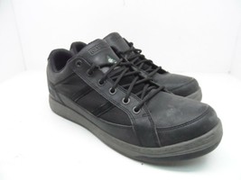 DAKOTA Men&#39;s Street Sport Steel Toe Steel Plate Lace-Up Shoes Black Size... - $37.99