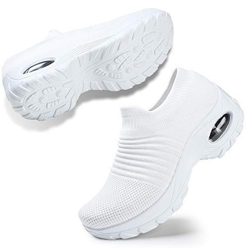 stq slip on mesh walking shoes
