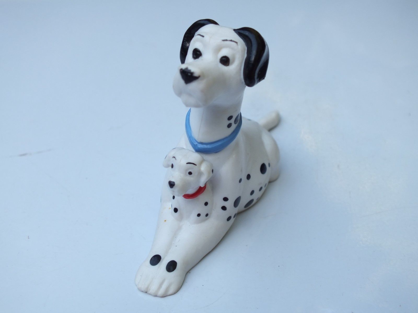 Vintage Disney 101 Dalmatians Perdita W Puppy Dog Blue Collar Figure 3