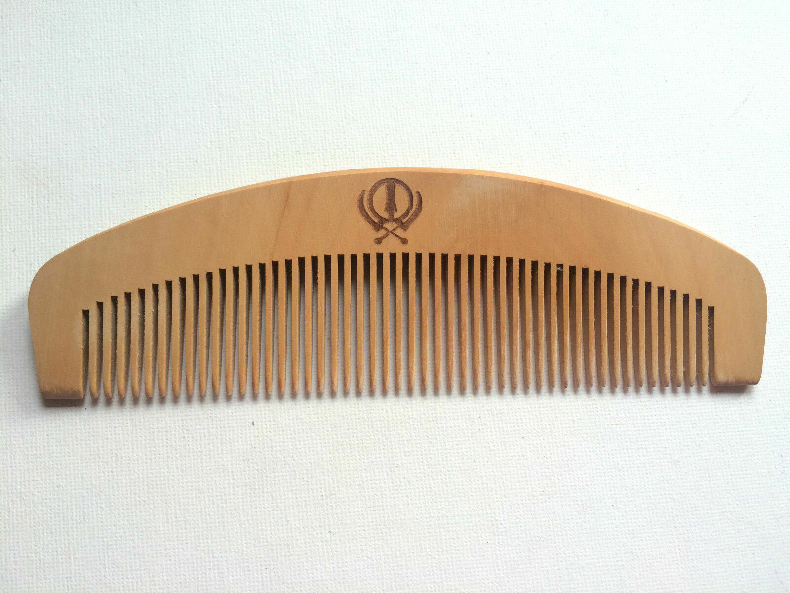 Primary image for Sikh Kanga Khalsa Singh Wooden Comb Premium Quality Khanda Print Wooden Comb 107