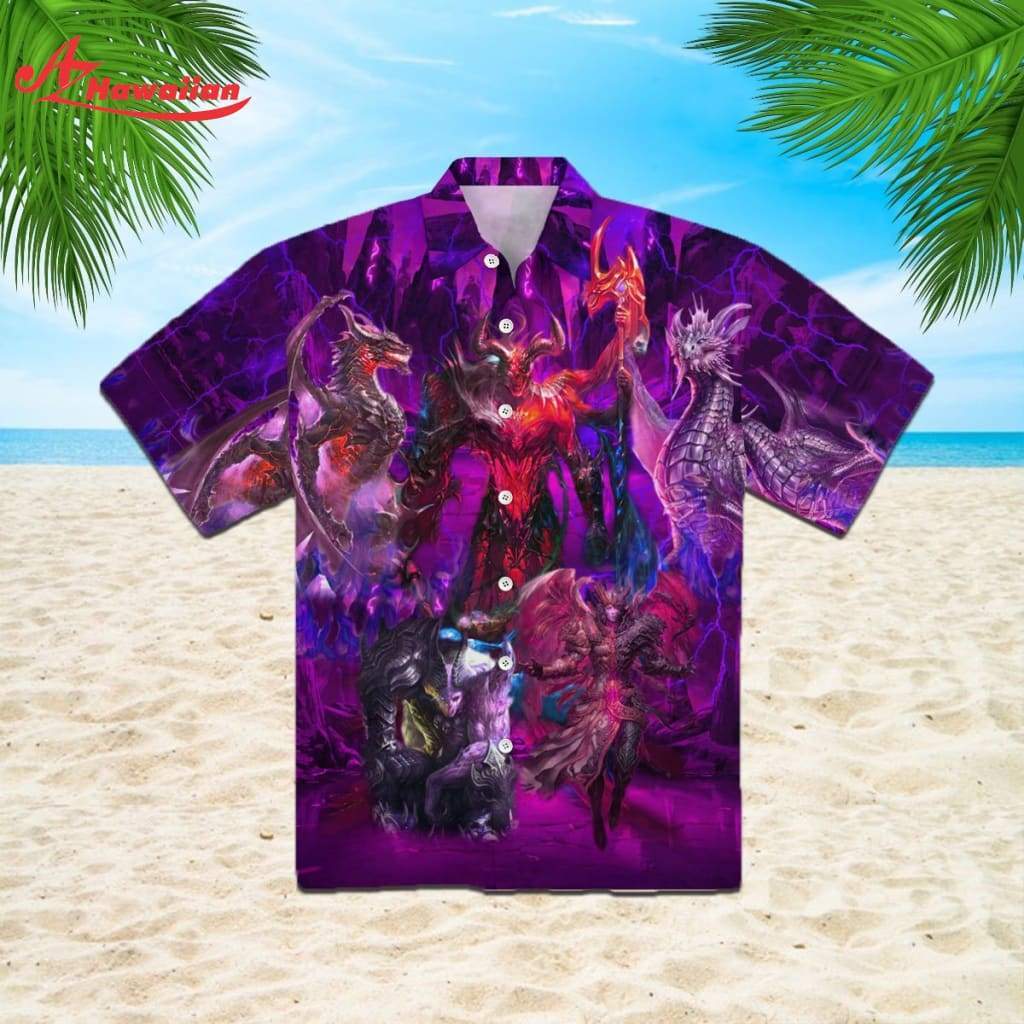 Legend Of The Cryptids Dragon Hawaiian Shirt - T-Shirts