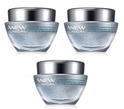Avon Anew Clinical  Overnight Hydration Mask 1.7 oz - Lot of 3 - $39.99