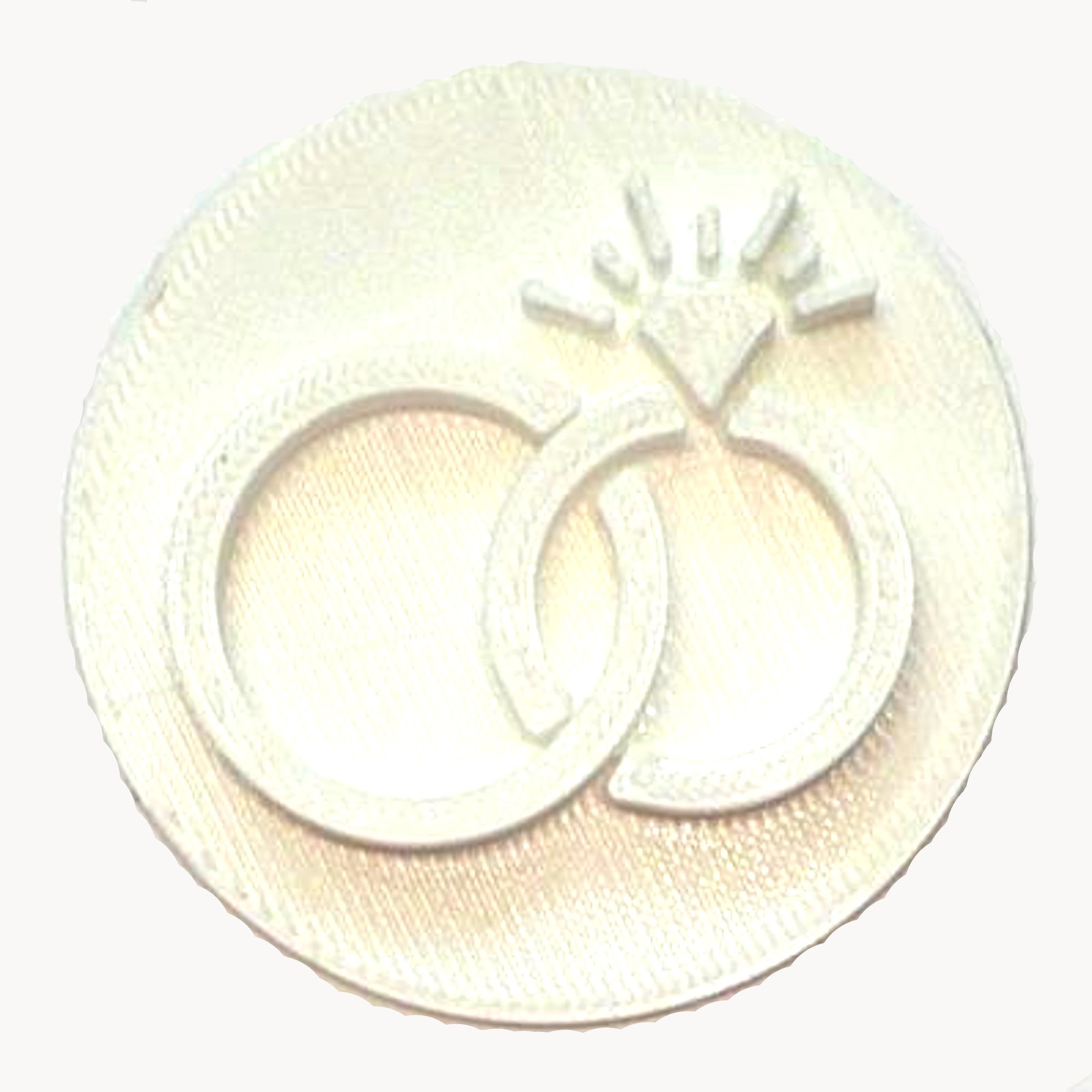 Wedding Rings Band Engagement Diamond Bridal Cookie Stamp Embosser USA PR3995