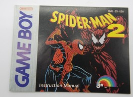 Spiderman 2 Original Nintendo Gameboy Instruction MANUAL ONLY VGC - $16.82