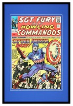 Sgt Fury #13 Captain America Marvel Framed 12x18 Official Repro Cover Display - $49.49