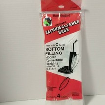 Hummingbird Disposable Type C Vacuum Cleaner Bags For Hoover Conv Uprights - $14.85