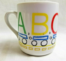 ABC Alphabite taste Seller Sigma Cup Mug Train Bright Colors - $24.95