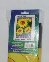 Two Group Flags 04054 Sunflowers Welcome Flag 100 Percent All Weather Nylon image 6