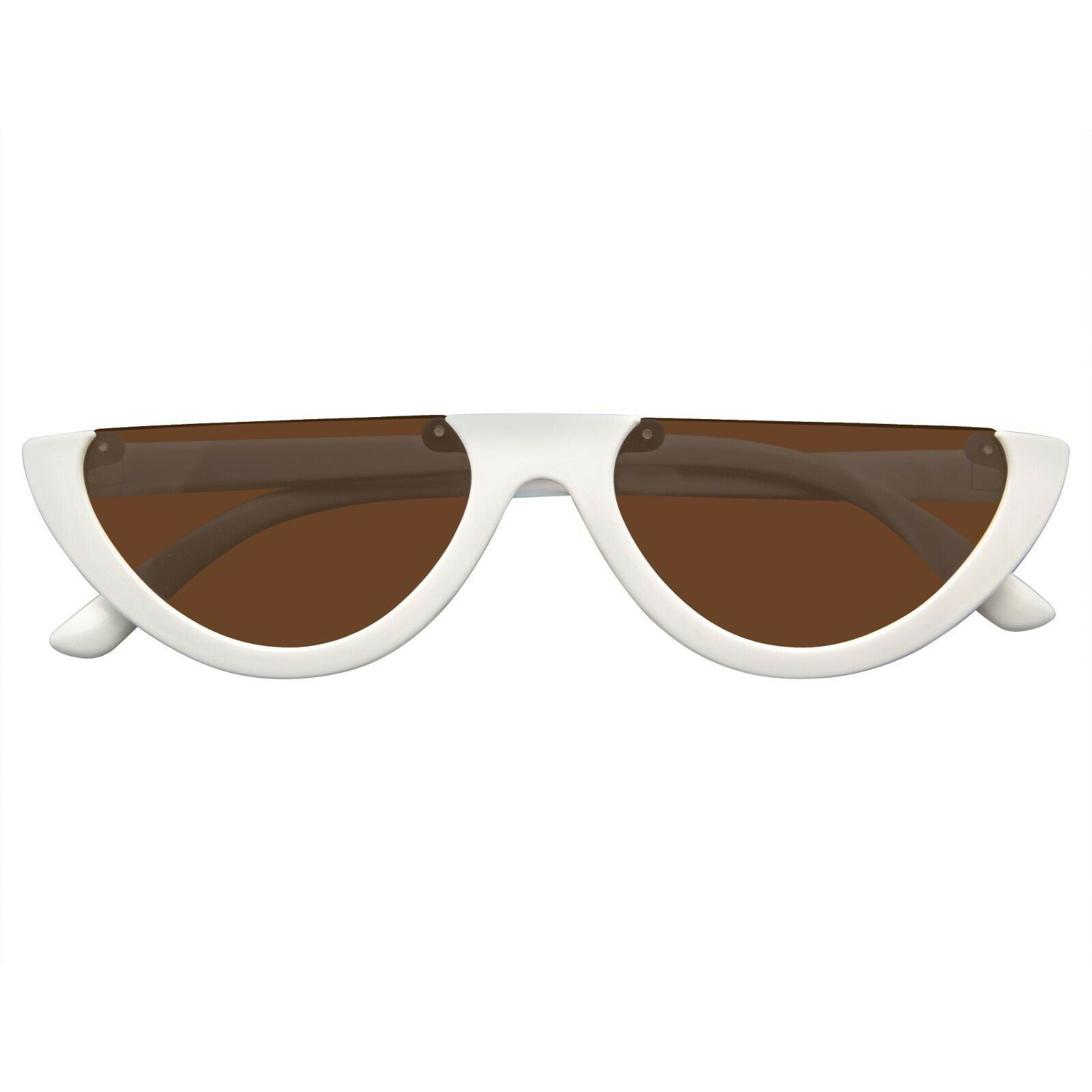Clout Goggles Cat Eye Sunglasses Vintage Half Mod Style Retro Sunglasses