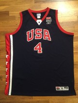 Authentic Reebok 2003 Team USA Olympic Allen Iverson Road Away Jersey 56 - $309.99